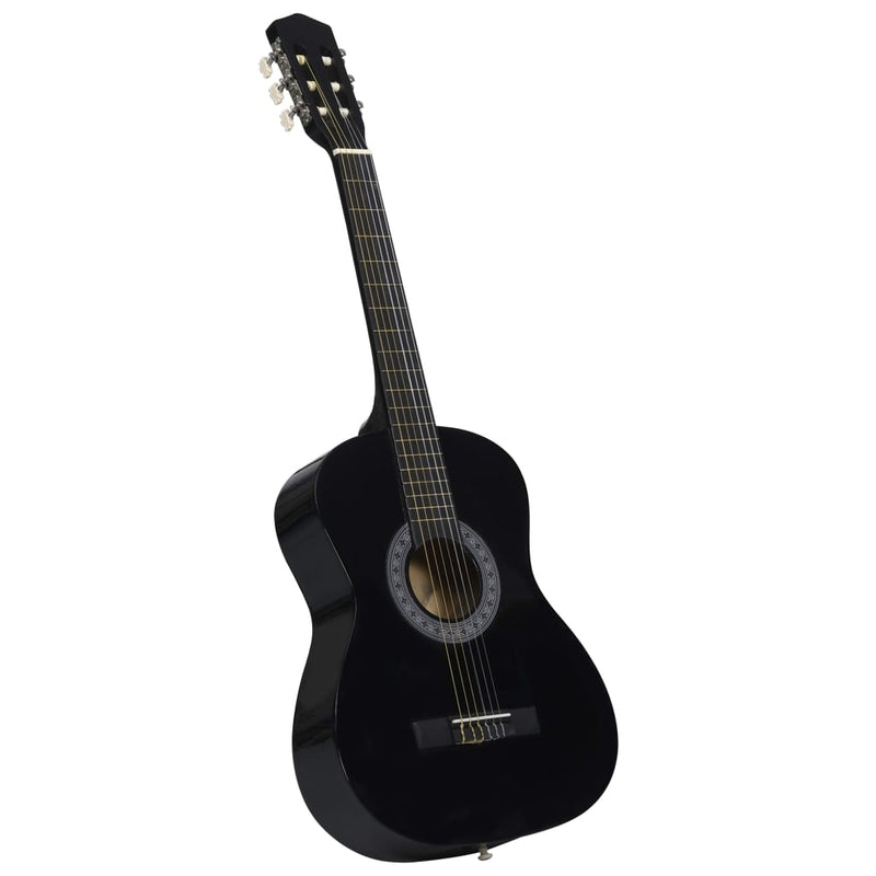 Afbeelding laden in galerijviewer, Vidaxl gitaar klassiek beginner met tas 3 4 36 zwart
