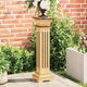 Vidaxl plantenstandaard klassieke zuil vierkant 17x17x66 cm mdf hout