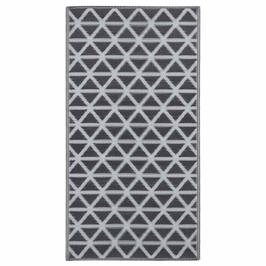 Vidaxl buitenkleed arakil 80x150 cm pp zwart