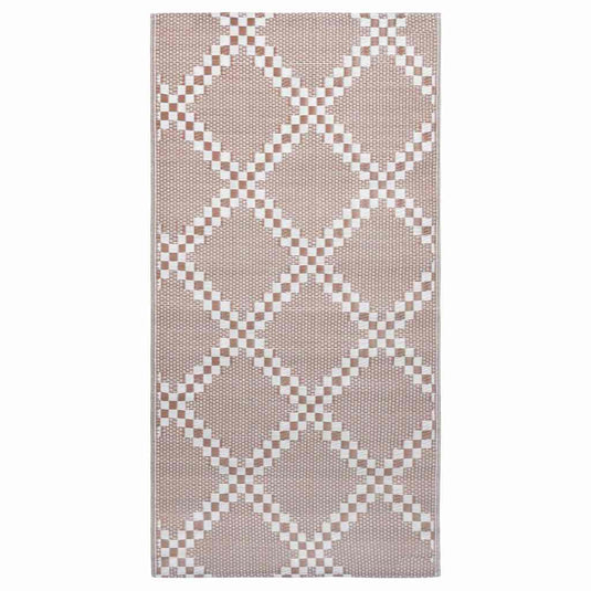 Vidaxl buitenkleed arakil 120x180 cm pp bruin