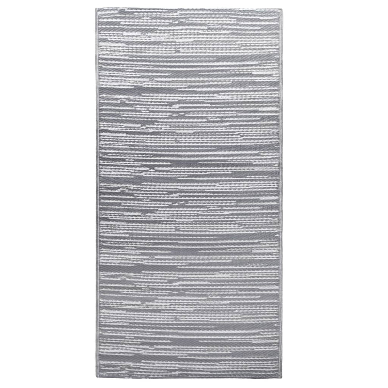 Afbeelding laden in galerijviewer, Vidaxl buitenkleed arakil 80x150 cm pp grijs
