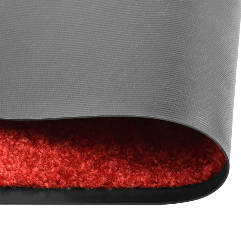 Afbeelding laden in galerijviewer, Vidaxl deurmat wasbaar 60x180 cm rood
