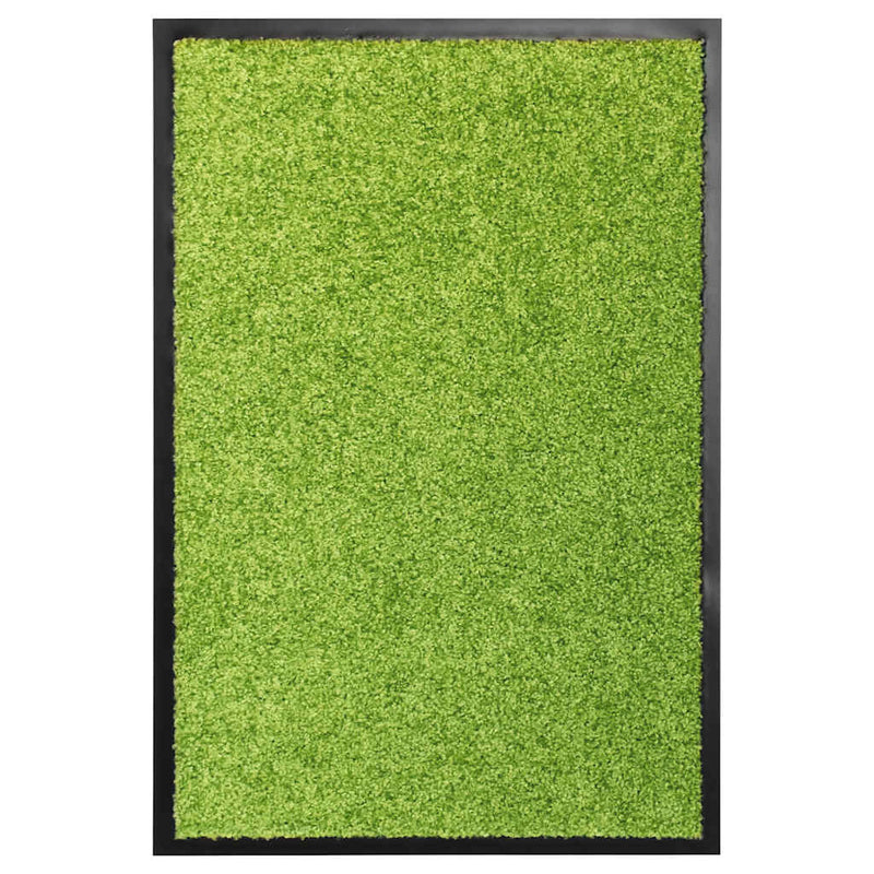 Afbeelding laden in galerijviewer, Vidaxl deurmat wasbaar 40x60 cm groen
