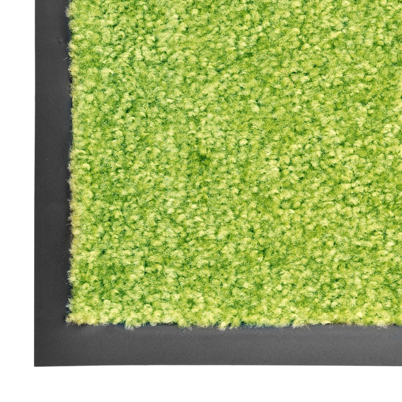 Afbeelding laden in galerijviewer, Vidaxl deurmat wasbaar 60x90 cm groen
