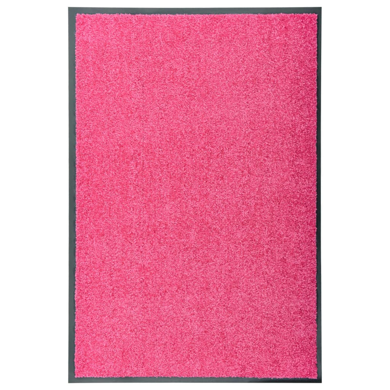 Afbeelding laden in galerijviewer, Vidaxl deurmat wasbaar 60x90 cm roze
