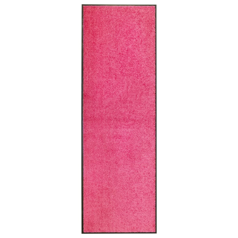 Afbeelding laden in galerijviewer, Vidaxl deurmat wasbaar 60x180 cm roze
