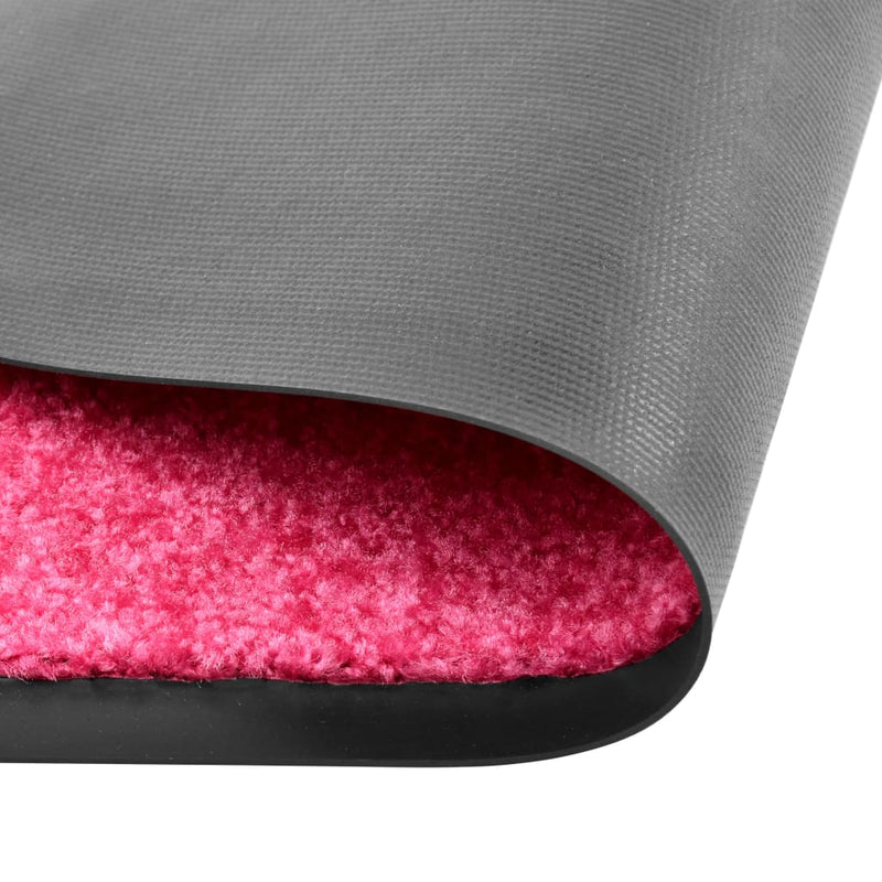 Afbeelding laden in galerijviewer, Vidaxl deurmat wasbaar 60x180 cm roze
