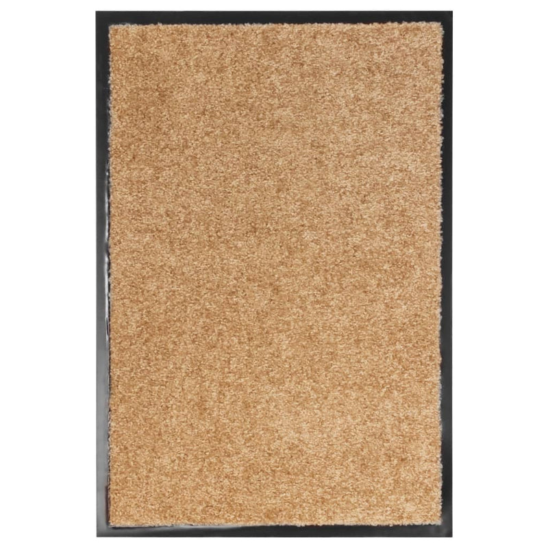 Afbeelding laden in galerijviewer, Vidaxl deurmat wasbaar 40x60 cm crème
