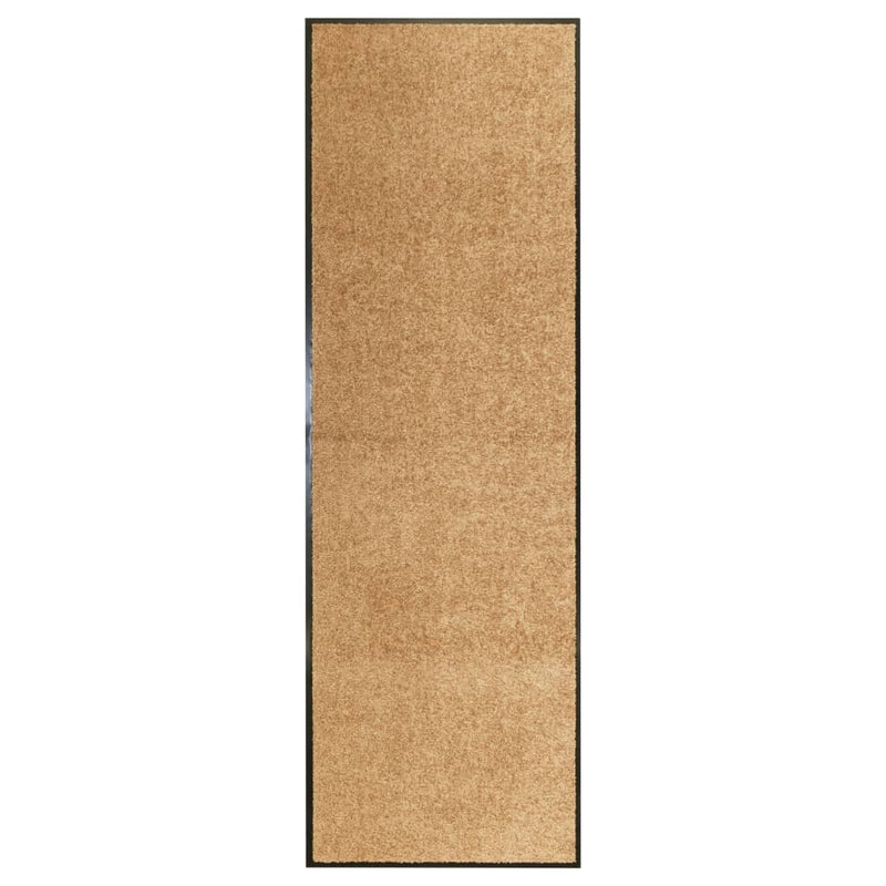 Afbeelding laden in galerijviewer, Vidaxl deurmat wasbaar 60x180 cm crème
