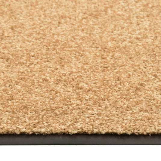 Vidaxl deurmat wasbaar 60x180 cm crème