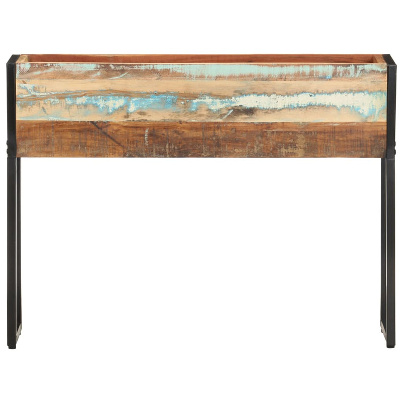 Afbeelding laden in galerijviewer, Vidaxl plantenbak 90x20x68 cm massief gerecycled hout
