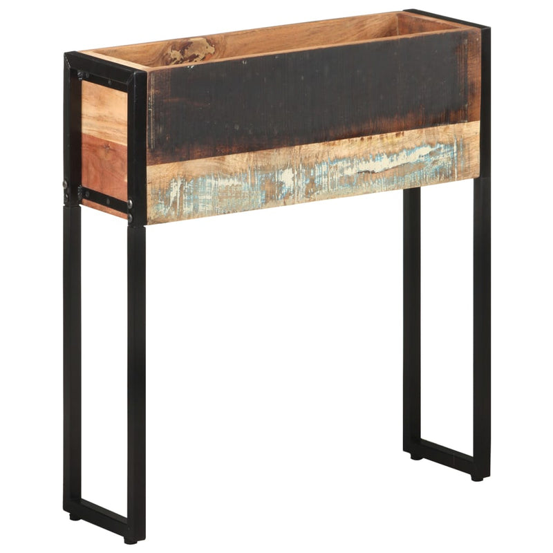 Afbeelding laden in galerijviewer, Vidaxl plantenbak 60x20x68 cm massief gerecycled hout

