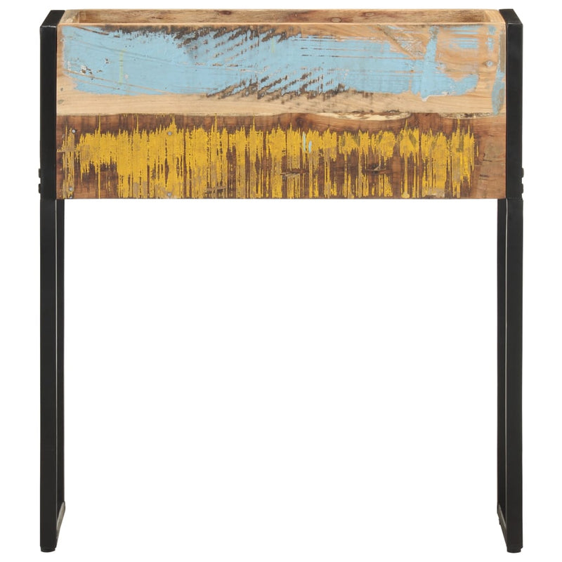 Afbeelding laden in galerijviewer, Vidaxl plantenbak 60x20x68 cm massief gerecycled hout
