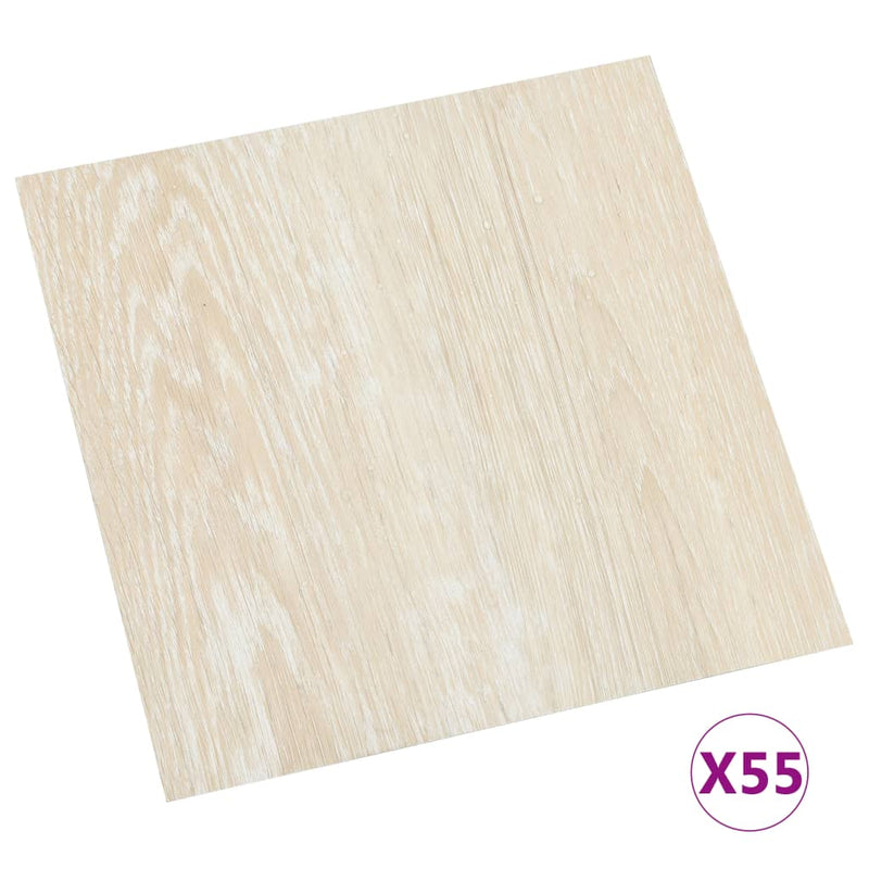 Afbeelding laden in galerijviewer, Vidaxl vloerplanken zelfklevend 55 st 5,11 m² pvc beige
