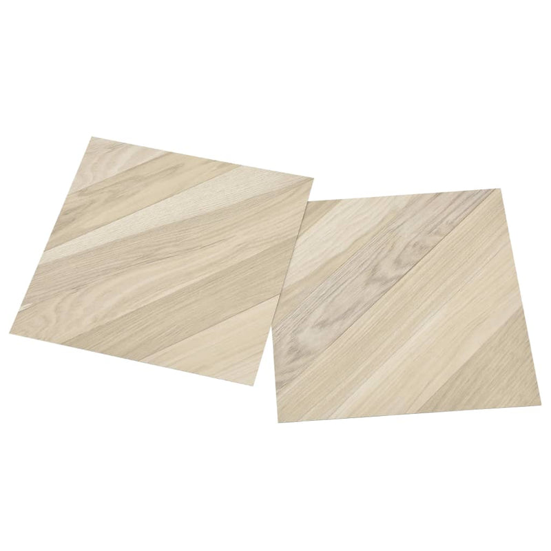 Afbeelding laden in galerijviewer, Vidaxl vloerplanken zelfklevend 55 st 5,11 m² pvc gestreept beige
