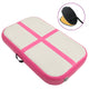 Vidaxl gymnastiekmat met pomp opblaasbaar 60x100x20 cm pvc roze