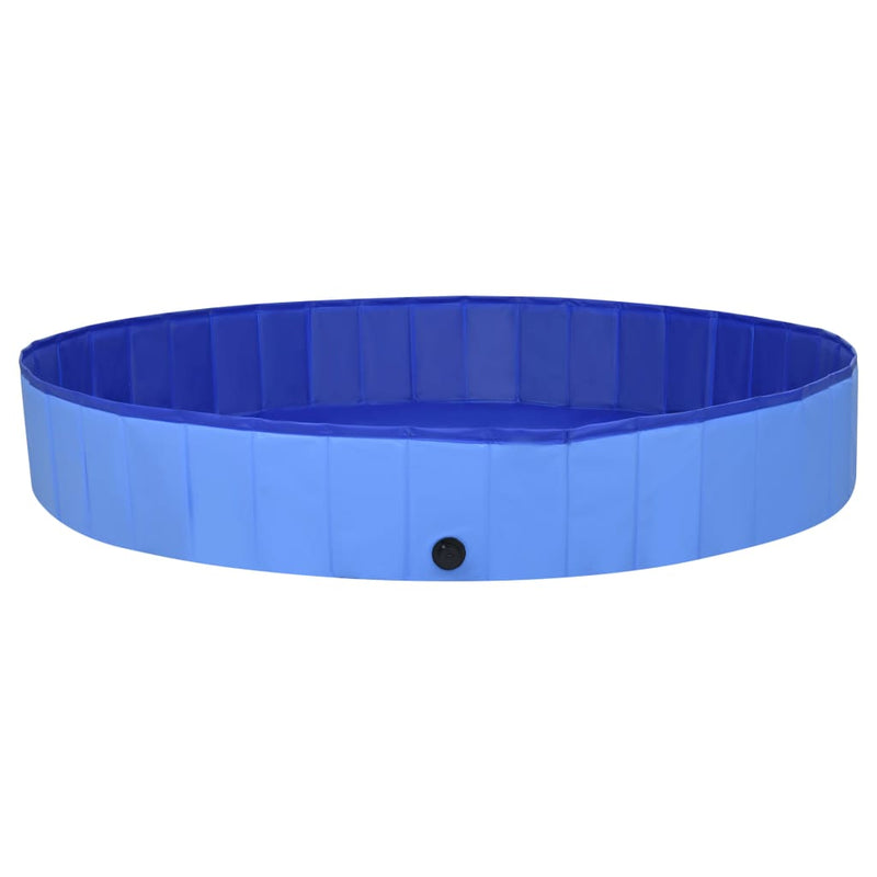 Afbeelding laden in galerijviewer, Vidaxl hondenzwembad inklapbaar 200x30 cm pvc blauw
