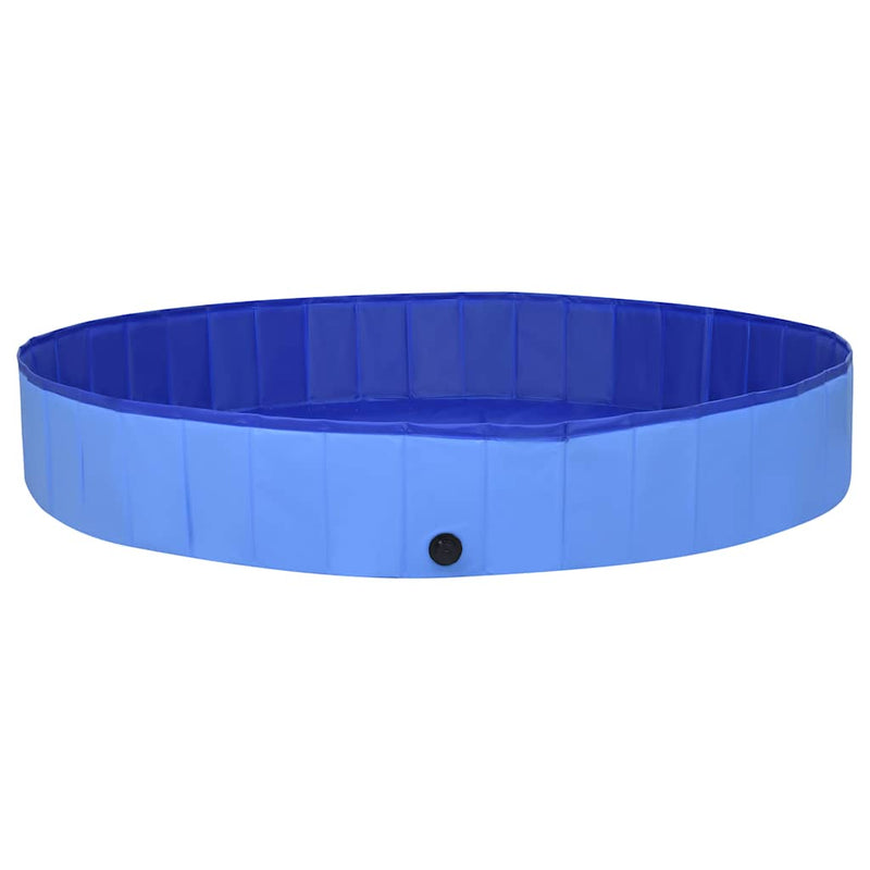 Afbeelding laden in galerijviewer, Vidaxl hondenzwembad inklapbaar 300x40 cm pvc blauw
