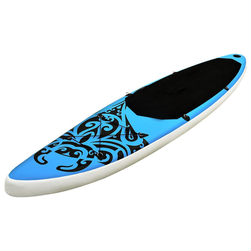 Afbeelding laden in galerijviewer, Vidaxl stand up paddleboardset opblaasbaar 366x76x15 cm blauw
