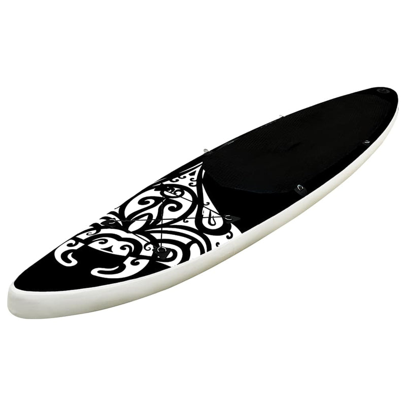 Afbeelding laden in galerijviewer, Vidaxl stand up paddleboardset opblaasbaar 320x76x15 cm zwart
