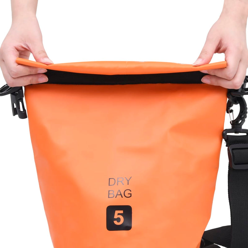 Afbeelding laden in galerijviewer, VidaXL Drybag 5 L PVC oranje
