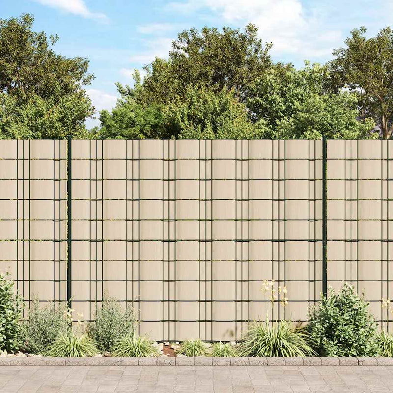 Afbeelding laden in galerijviewer, Vidaxl tuinscherm 70x0,19 m pvc crèmekleurig
