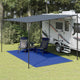 Vidaxl tenttapijt 250x350 cm blauw