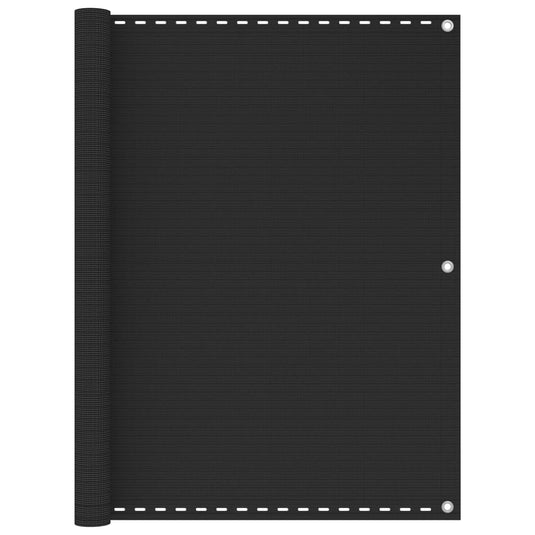 Vidaxl balkonscherm 120x300 cm hdpe antracietkleurig