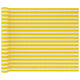 VidaXL Balkonscherm 75x300 cm HDPE geel en wit