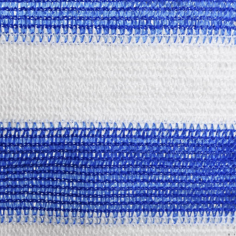 Afbeelding laden in galerijviewer, Vidaxl balkonscherm 120x500 cm hdpe blauw en wit
