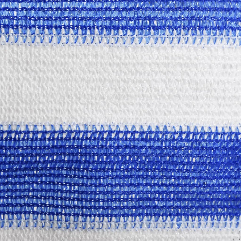 Afbeelding laden in galerijviewer, Vidaxl balkonscherm 120x600 cm hdpe blauw en wit
