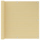 VidaXL Balkonscherm 90x300 cm HDPE beige