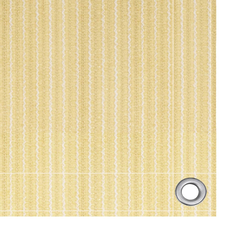 Afbeelding laden in galerijviewer, VidaXL Balkonscherm 90x300 cm HDPE beige

