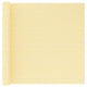 Vidaxl balkonscherm 90x500 cm hdpe beige