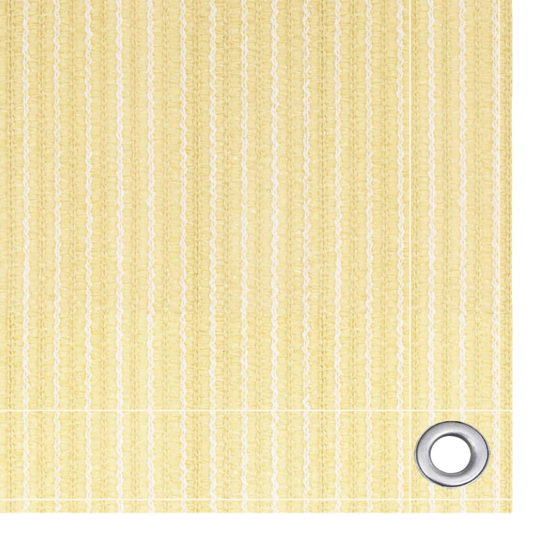 Afbeelding laden in galerijviewer, Vidaxl balkonscherm 90x500 cm hdpe beige
