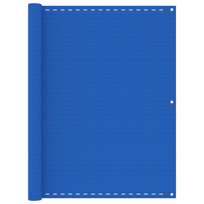 Afbeelding laden in galerijviewer, Vidaxl balkonscherm 120x500 cm hdpe blauw
