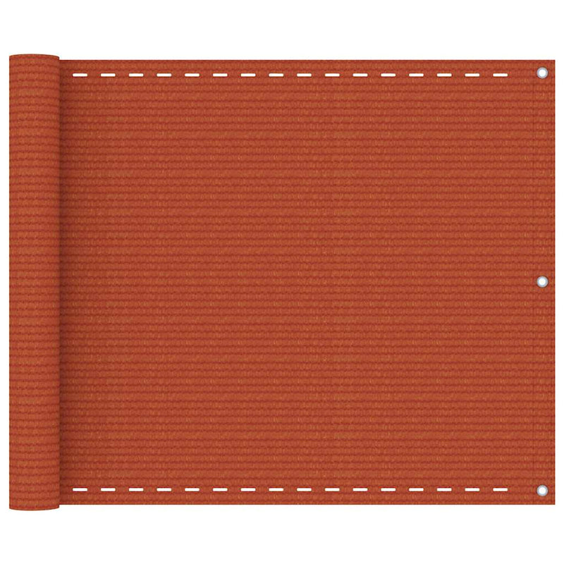 Afbeelding laden in galerijviewer, Vidaxl balkonscherm 75x300 cm hdpe oranje
