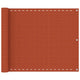 Vidaxl balkonscherm 75x300 cm hdpe oranje