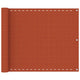 Vidaxl balkonscherm 75x400 cm hdpe oranje
