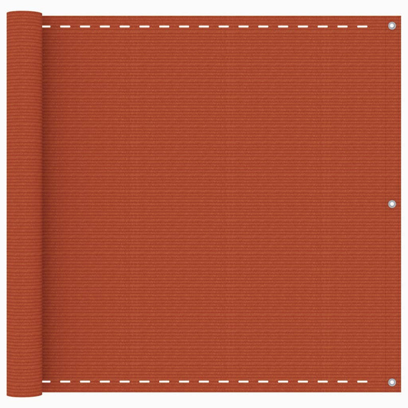 Afbeelding laden in galerijviewer, Vidaxl balkonscherm 90x400 cm hdpe oranje
