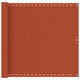 Vidaxl balkonscherm 90x400 cm hdpe oranje
