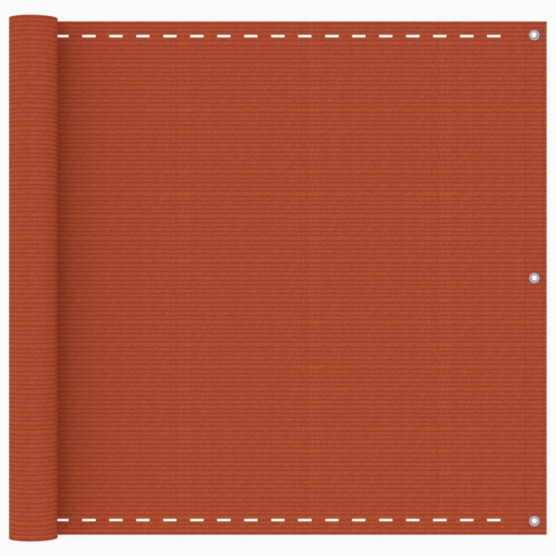 Afbeelding laden in galerijviewer, Vidaxl balkonscherm 90x600 cm hdpe oranje
