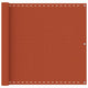 Vidaxl balkonscherm 90x600 cm hdpe oranje