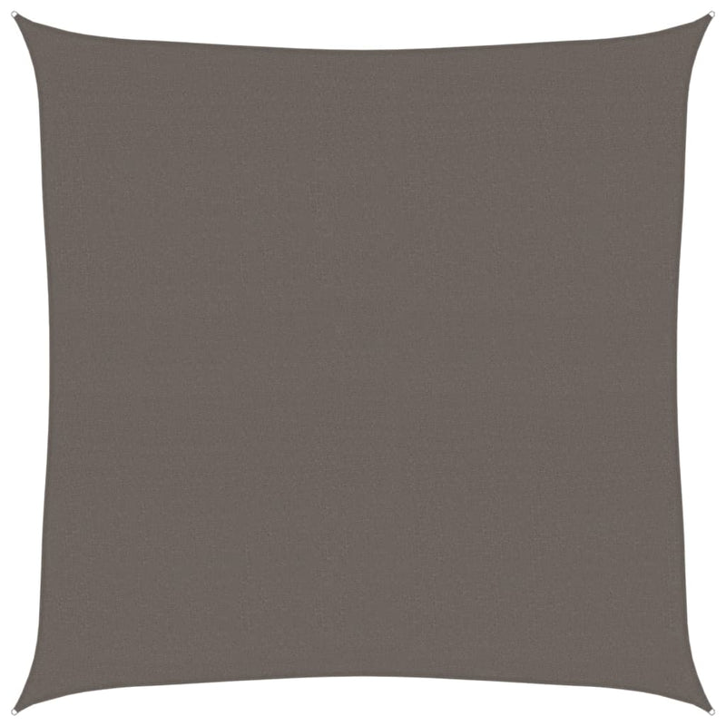 Afbeelding laden in galerijviewer, Vidaxl zonnezeil 160 g m² 4x4 m hdpe antracietkleurig
