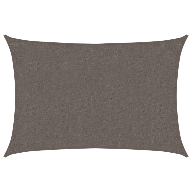 Afbeelding laden in galerijviewer, Vidaxl zonnezeil 160 g m² 2x2,5 m hdpe antracietkleurig
