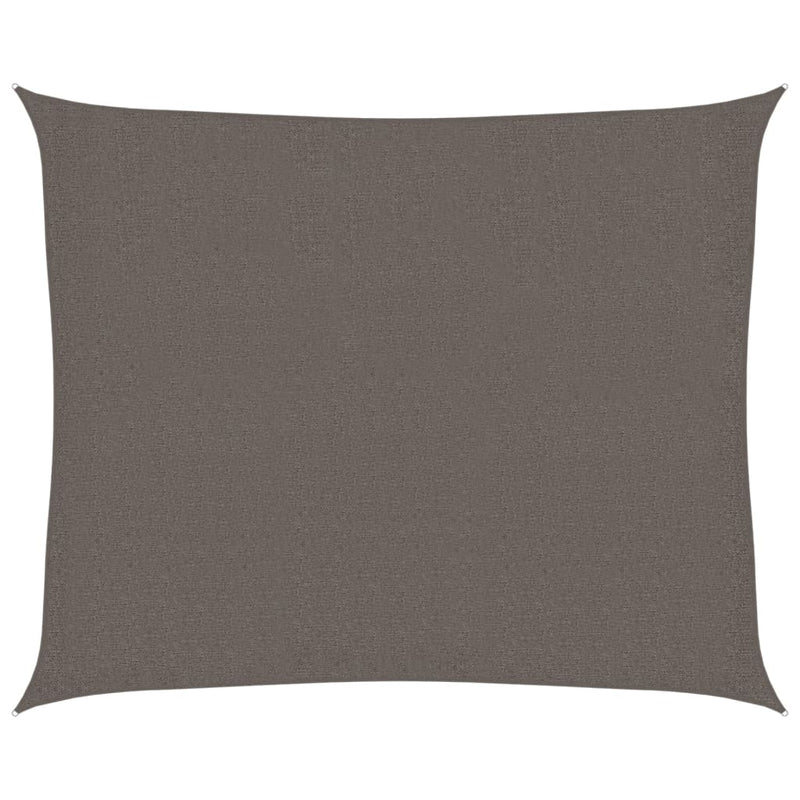 Afbeelding laden in galerijviewer, Vidaxl zonnezeil 160 g m² 2,5x3 m hdpe antracietkleurig
