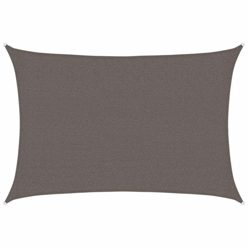 Afbeelding laden in galerijviewer, Vidaxl zonnezeil 160 g m² 2,5x3,5 m hdpe antracietkleurig
