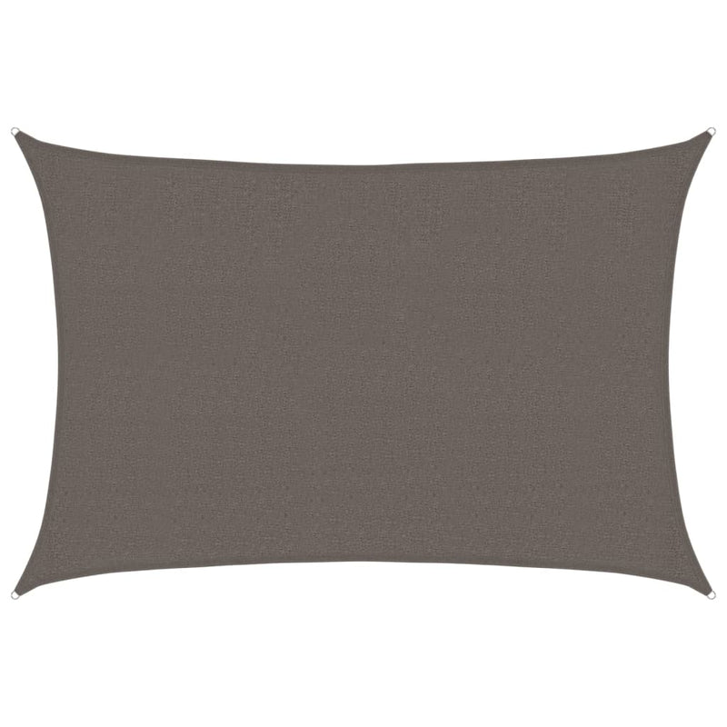 Afbeelding laden in galerijviewer, Vidaxl zonnezeil 160 g m² 2,5x4 m hdpe antracietkleurig
