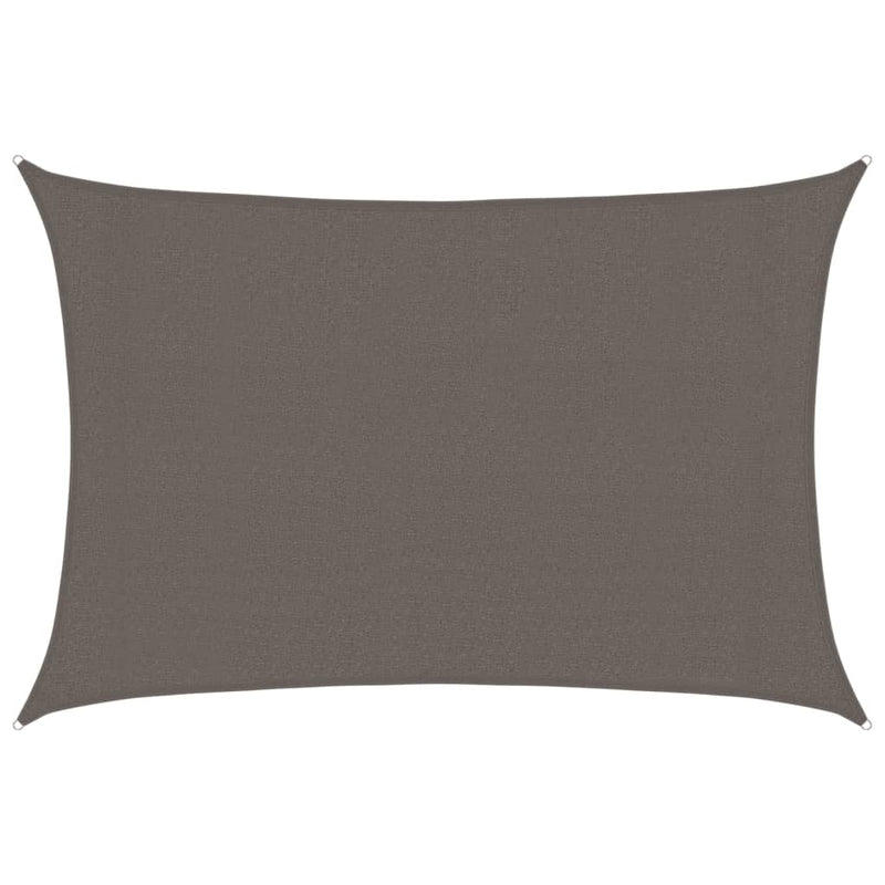 Afbeelding laden in galerijviewer, Vidaxl zonnezeil 160 g m² 3x4,5 m hdpe antracietkleurig
