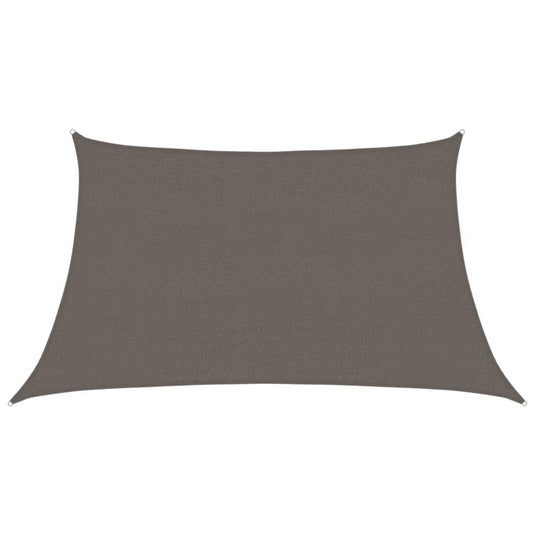 Vidaxl zonnezeil 160 g m² 3 4x2 m hdpe antracietkleurig
